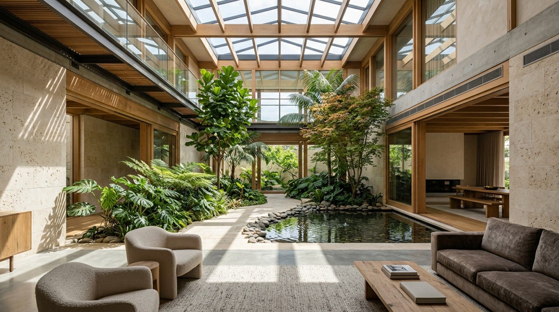 Biophilic Atrium Interior, image 2 of 5