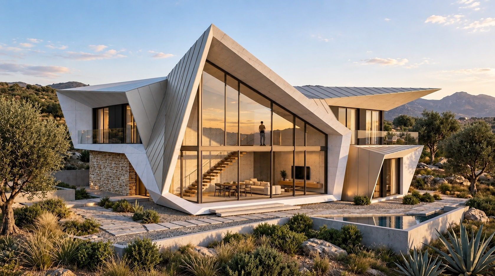 Folded Roof House, image 3 of 3