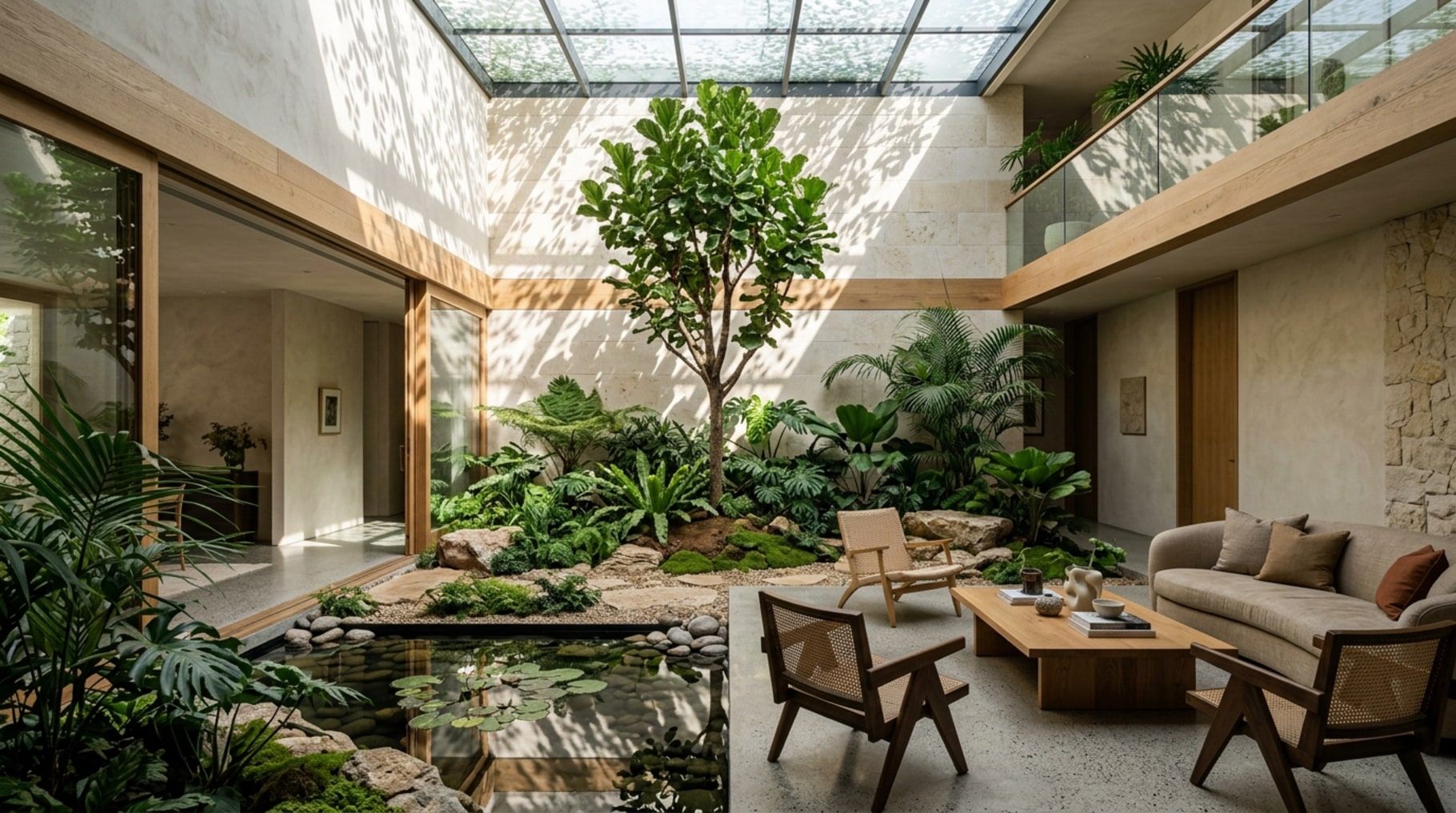 Biophilic Atrium Interior, image 4 of 5