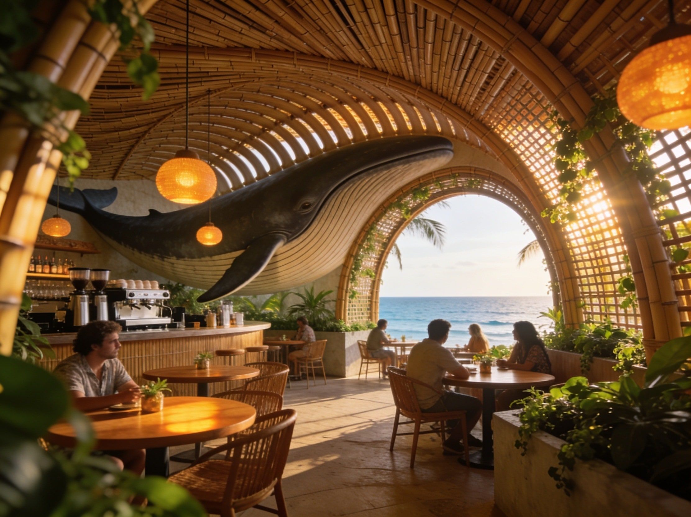 Whale-Shaped Café, image 6 of 7